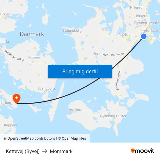Kettevej (Byvej) to Mommark map