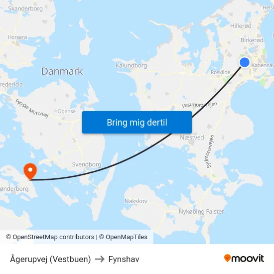 Ågerupvej (Vestbuen) to Fynshav map