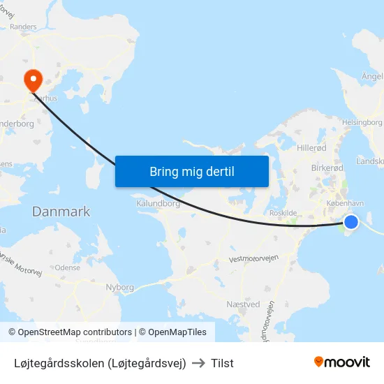 Løjtegårdsskolen (Løjtegårdsvej) to Tilst map