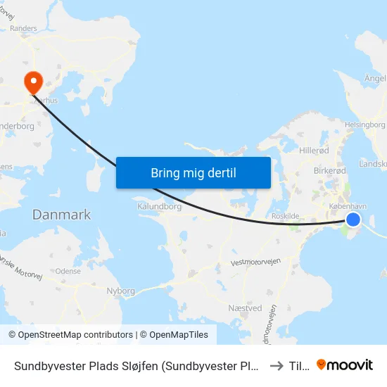 Sundbyvester Plads Sløjfen (Sundbyvester Plads) to Tilst map