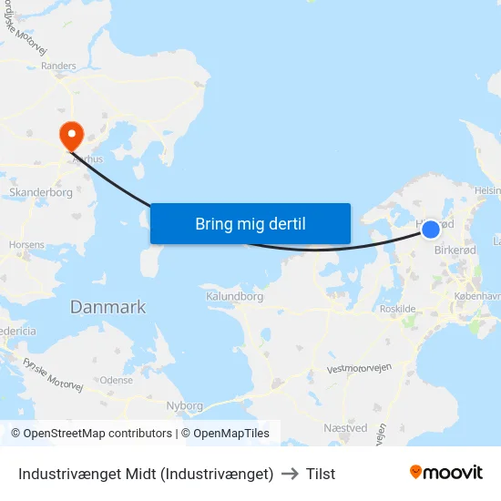 Industrivænget Midt (Industrivænget) to Tilst map