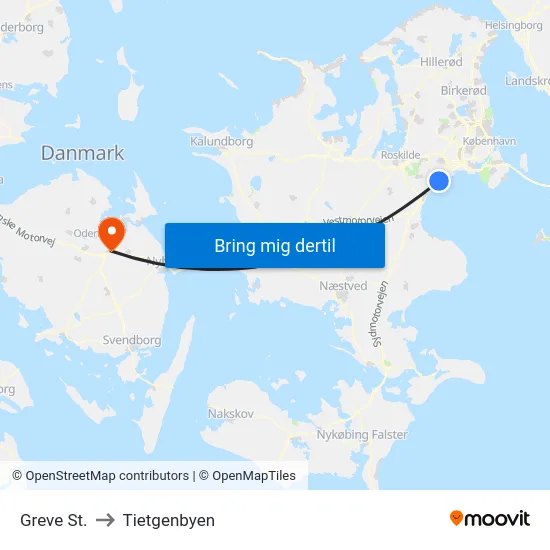 Greve St. to Tietgenbyen map