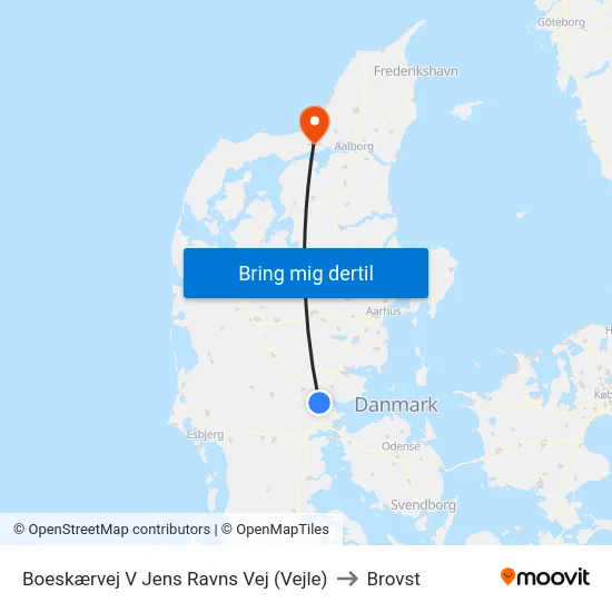 Boeskærvej V Jens Ravns Vej (Vejle) to Brovst map