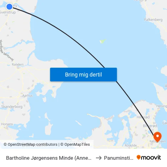 Bartholine Jørgensens Minde (Annebergvej / Aal to Panuminstituttet map