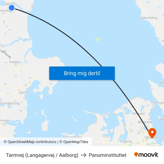 Tarmvej (Langagervej / Aalborg) to Panuminstituttet map