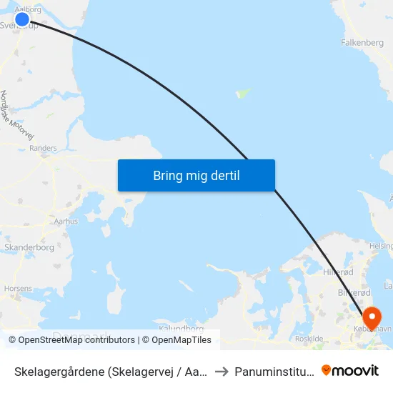 Skelagergårdene (Skelagervej / Aalborg) to Panuminstituttet map