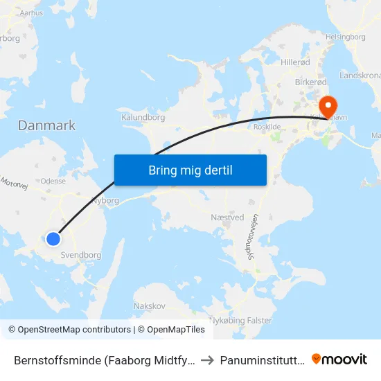 Bernstoffsminde (Faaborg Midtfyn) to Panuminstituttet map