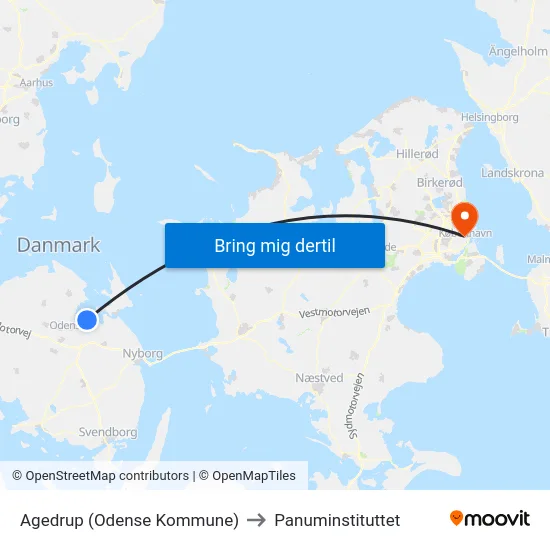 Agedrup (Odense Kommune) to Panuminstituttet map