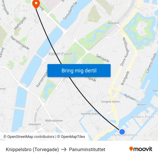 Knippelsbro (Torvegade) to Panuminstituttet map