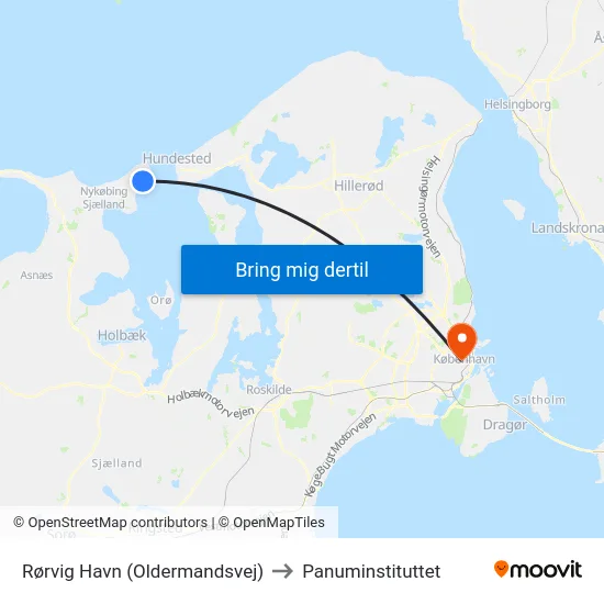 Rørvig Havn (Oldermandsvej) to Panuminstituttet map