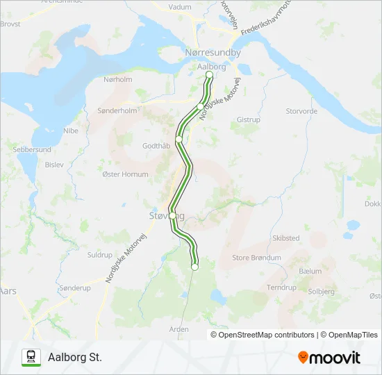 69 Train Line Map