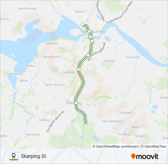69 Train Line Map