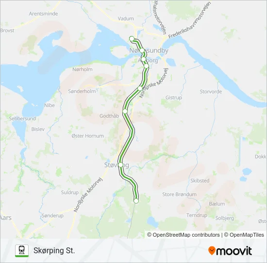 69 Train Line Map