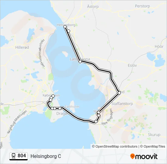 804 Train Line Map