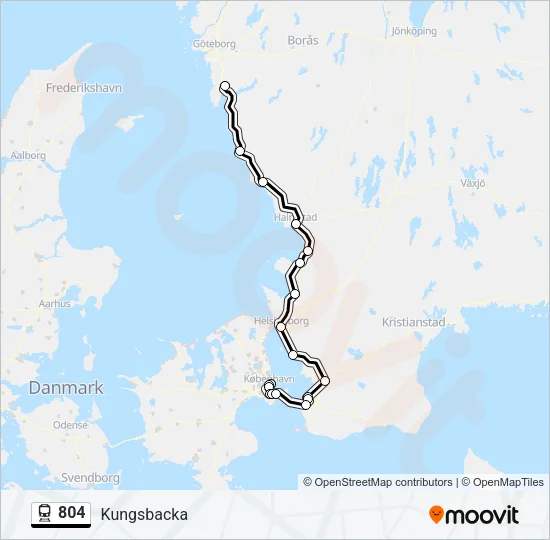 804 Train Line Map