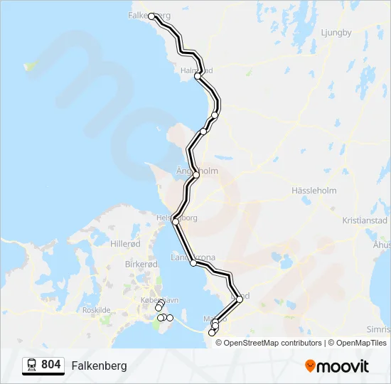 804 Train Line Map
