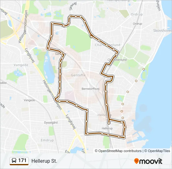 171 Bus Line Map