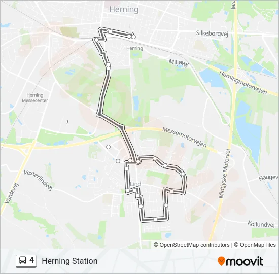 4 Bus Line Map