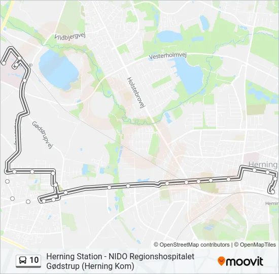 10 Bus Line Map