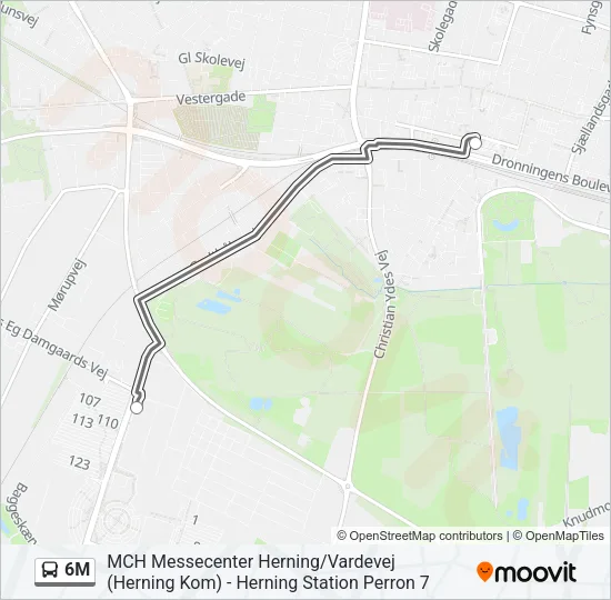 6M Bus Line Map