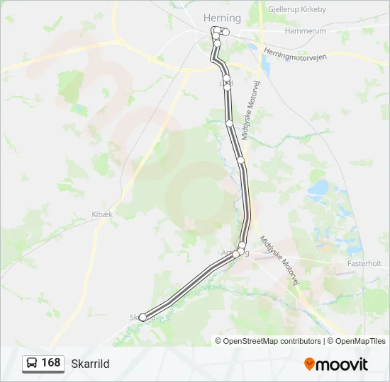 168 Bus Line Map