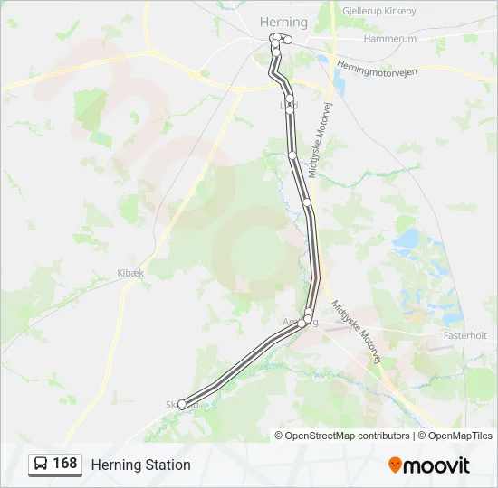 168 Bus Line Map