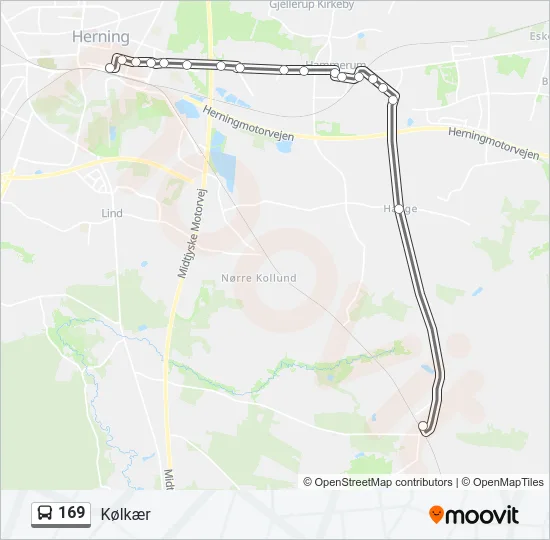 169 Bus Line Map