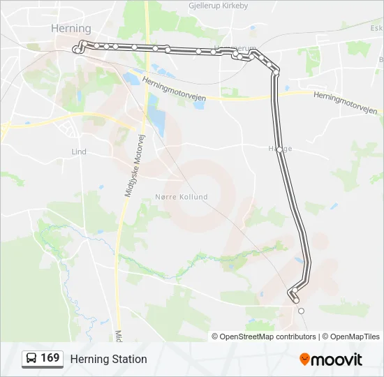 169 Bus Line Map