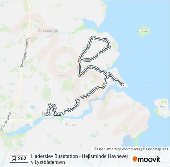 262 Bus Line Map