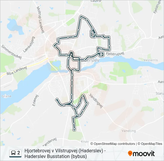 2 Bus Line Map