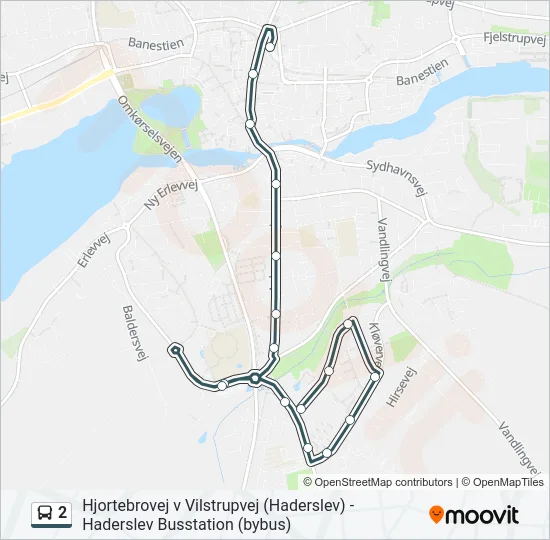 2 Bus Line Map