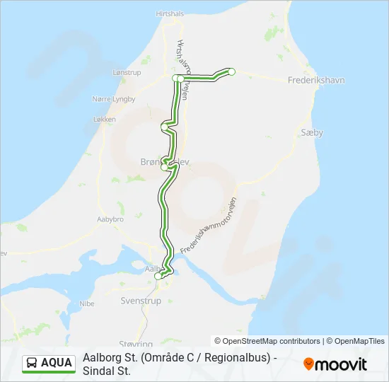 AQUA Bus Line Map