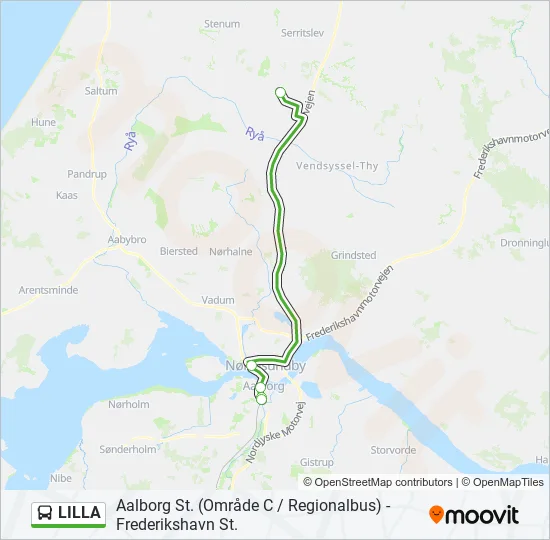 LILLA Bus Line Map
