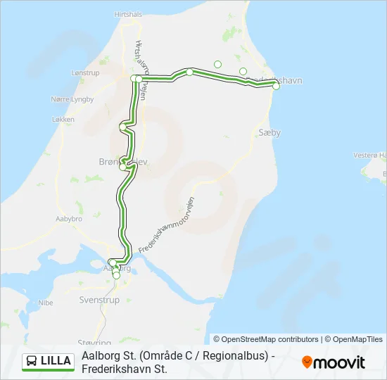 LILLA Bus Line Map
