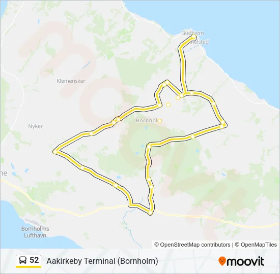 52 Bus Line Map