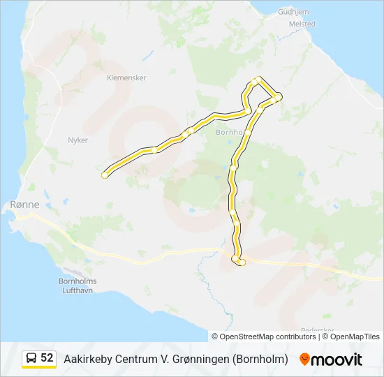 52 Bus Line Map