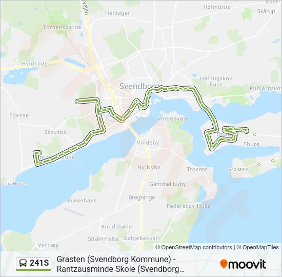 241S Bus Line Map