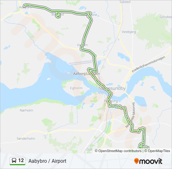 12 bus Line Map