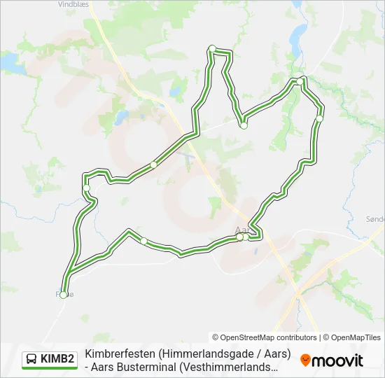 KIMB2 Bus Line Map
