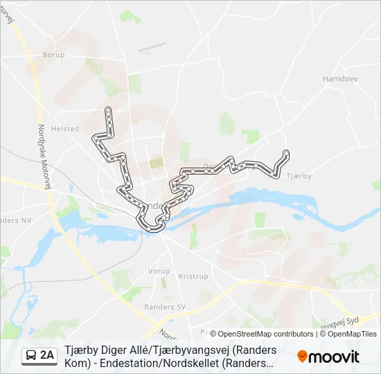 2A Bus Line Map