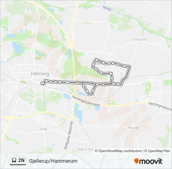 2N Bus Line Map