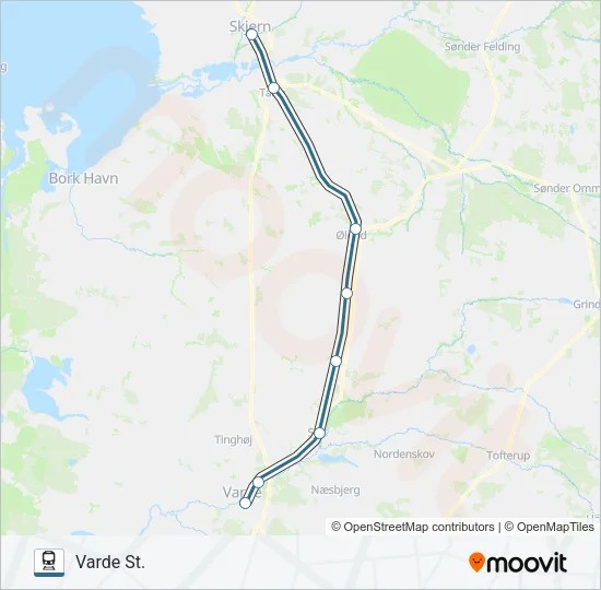 030 Train Line Map