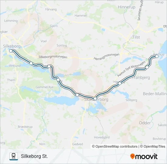 031 Train Line Map