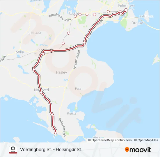 RE Train Line Map