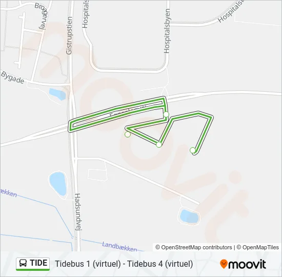 TIDE Bus Line Map
