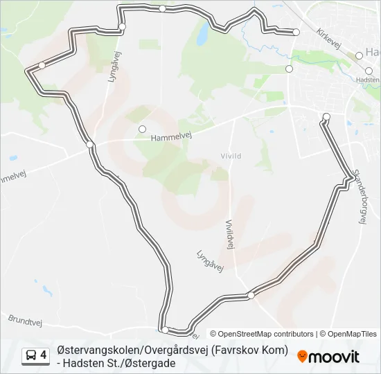 4 Bus Line Map