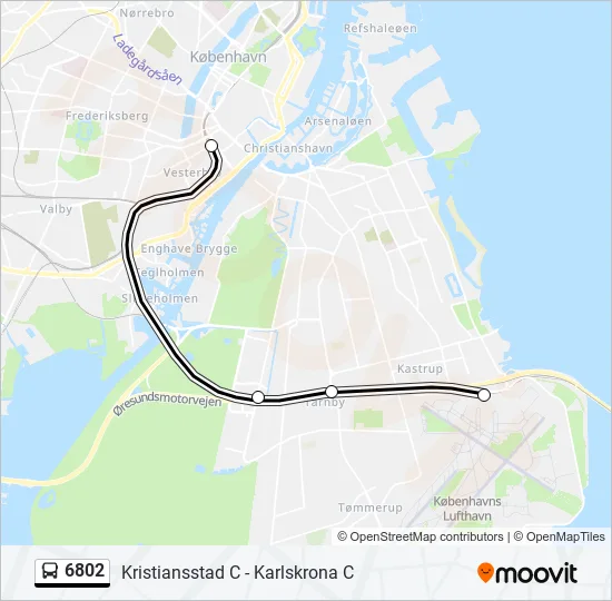 6802 Bus Line Map