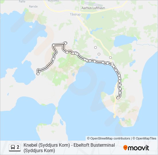 2 bus Line Map