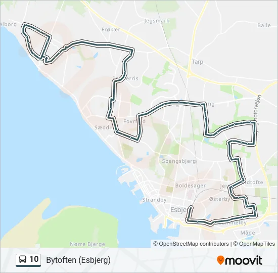 10 Bus Line Map