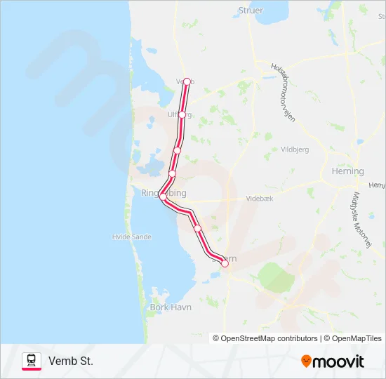 92 Train Line Map